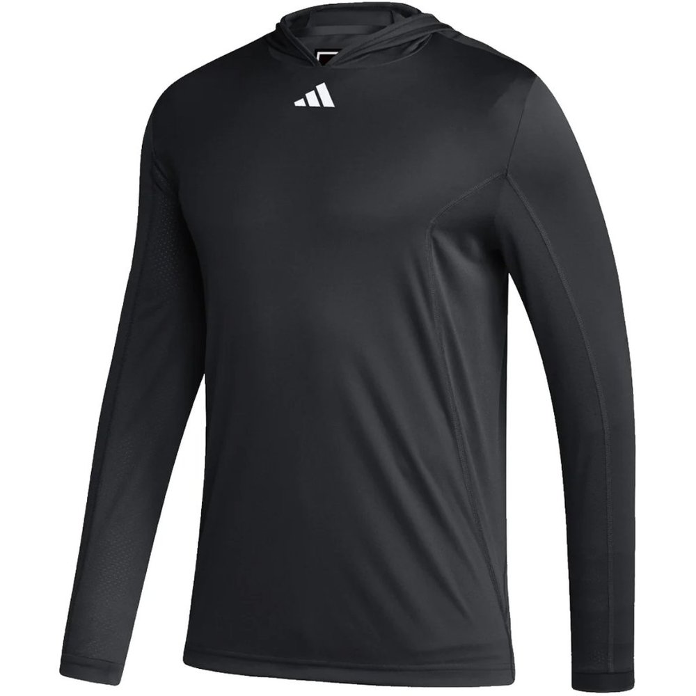 Adidas Men’s Program Long Sleeve Training Pullover Hoodie Shirt Black